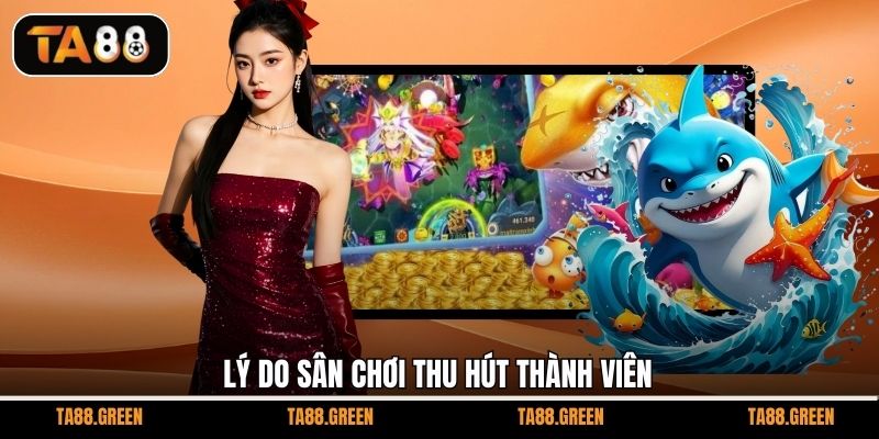 Lý do sân chơi thu hút thành viên